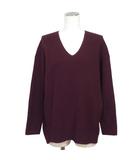 トラッゾドンナ Torrazzo Donna ニット セーター Vネック ボルドー