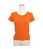 タルボット TALBOTS サマーニット 半袖 P オレンジ