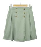 アクシーズファム axes femme スカート キュロット フレア  M 緑