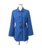 アマカ AMACA コート スプリング ステンカラー 38 青