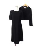 クロエ CHLOE ブラックフォーマル セット ジャケット ショート丈 ワンピース 半袖 9AR 黒 ブラック