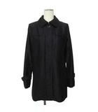 トレンチコート ハーフ丈 7 紺