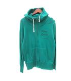  セブンブリッジ SEVEN BRIDGE パーカー スウェット ジップアップ 総柄 M 緑 グリーン /MN ●RY
