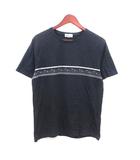  エレメントオブシンプルライフ element of SIMPLE LIFE Tシャツ カットソー クルーネック プリント 半袖 L 紺 ネイビー 白 ホワイト /MS
