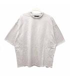 ニコアンド Niko and.. Tシャツ カットソー クルーネック 五分袖 M ライトベージュ /YK