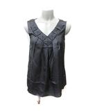 ブラウス プルオーバー ノースリーブ M グレー /YI