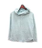 チャンピオン CHAMPION パーカー スウェット プルオーバー ボーダー S 水色 ライトブルー /MN