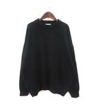 フリークスストア FREAKS STORE ニット セーター 長袖 L 黒 ブラック /MS