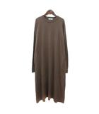 フリークスストア FREAKS STORE ワンピース ニット ロング 長袖 F 茶 ブラウン /MN