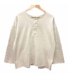 フリークスストア FREAKS STORE トレーナー ヘンリーネック 裏起毛 長袖 F ベージュ /YK