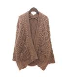 フリークスストア FREAKS STORE カーディガン ニット ケーブル F 茶 ブラウン /MS