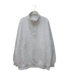 フリークスストア FREAKS STORE トレーナー スウェット ハーフジップ 長袖 M ライトグレー 白 ホワイト /MS