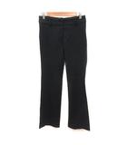  エスピーアール S.P.R パンツ フレア ブーツカット ウール アンゴラ混 36 黒 ブラック /MS