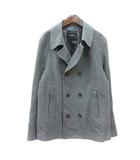 グリーンレーベルリラクシング ユナイテッドアローズ green label relaxing チェスターコート ダブル 総裏地 ウール XL グレー /MN