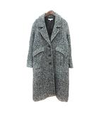 マウジー MOUSSY チェスターコート シングル 総裏地 ヘリンボーン柄 1 S グレー /MN