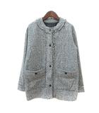 ディスコート Discoat ノーカラーコート シングル 総裏地 F グレー /MN