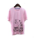 アディダス adidas Tシャツ カットソー 半袖 XS ピンク /YI