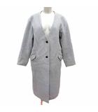 グローバルワーク GLOBAL WORK ノーカラーコート 総裏地 M グレー /YK