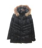 アンタイトル UNTITLED ダウンジャケット フード 総裏地 3 黒 ブラック /MS