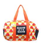  株式会社マルヨシ CHARMY CHARMS ボストンバッグ ハンド キャンバス 切替 デニム ハート柄 黄色 イエロー /MN ●RY