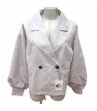 グレイル GRL トレンチコート ショート丈 総裏地 F ライトグレー /YK ●RY