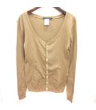 カーディガン ニット 長袖 L ベージュ /RT