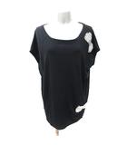 カオン Kaon チュニック カットソー フレンチスリーブ コットンパール 36 S 黒 ブラック /YI