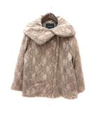 ローズバッド ROSE BUD ダウンジャケット 総レース 総裏地 F ベージュ /MS