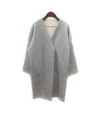 オードリーアンドジョンワッド Audrey and john wad ノーカラーコート ニット 総裏地 F グレー /MS
