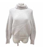 イエナ IENA ニット セーター タートルネック 長袖 ウール ライトベージュ /YK