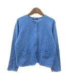 ヒューマンウーマン HUMAN WOMAN カーディガン ニット M 青 ブルー /MN