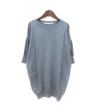 スライ SLY ワンピース ニット ミニ 七分袖 1 S 紺 ネイビー /MN