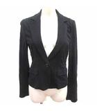 エフデ ef-de テーラードジャケット 9 M 黒 ブラック /YK