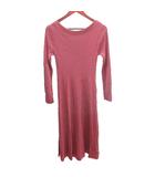 ドロシーズ DRWCYS ワンピース ロング ニット カシミヤ混 長袖 1 S ピンク /AU