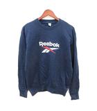 リーボック Reebok トレーナー スウェット 刺繍 長袖 XS 紺 ネイビー /MN