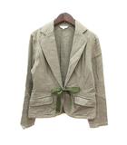 ハッシュアッシュ HusHusH テーラードジャケット 2 M グレージュ /MN