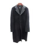 イネド INED チェスターコート ウール 2 M 黒 ブラック /AU