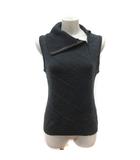 ニューヨーカー NEWYORKER ニットベスト タートルネック ウール L チャコールグレー /MS