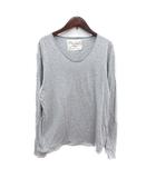 ビームス BEAMS カットソー Tシャツ クルーネック 長袖 M グレー /MN