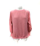 ラディエイト RADIATE シャツ ブラウス 切替 ニット 長袖 F サーモンピンク /YI