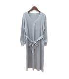 ロペピクニック ROPE Picnic ワンピース ニット ロング 長袖 グレー /MN