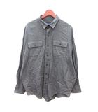 ザラマン ZARA MAN シャツ 長袖 L グレー /MN