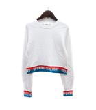 オープニングセレモニー OPENING CEREMONY トレーナー スウェット ライン 長袖 XS 白 ホワイト /MN