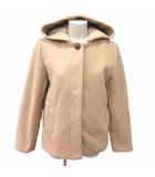 ドレスキップ DRESKIP ノーカラーコート フード 総裏地 M ベージュ /YK