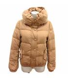 B&Y ユナイテッドアローズ BEAUTY&YOUTH ビューティー&ユース ダウンジャケット ジップアップ 総裏地 ウール M ベージュ /YK