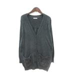 クローラ crolla カーディガン ニット アンゴラ混 グレー /MN