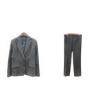 キース KEITH スーツ セットアップ 上下 テーラードジャケット シングル 総裏地 ストレートパンツ スラックス 40 L チャコールグレー /MN