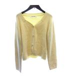 ルーニィ LOUNIE ニット カーディガン 長袖 F 黄色 イエロー /AU