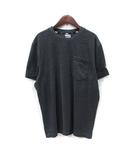 Tシャツ カットソー 半袖 パイル地 XL チャコールグレー /YI