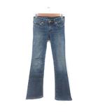 シマロン CIMARRON パンツ デニム ジーンズ ブーツカット ウォッシュ加工 26 青 ブルー /MS